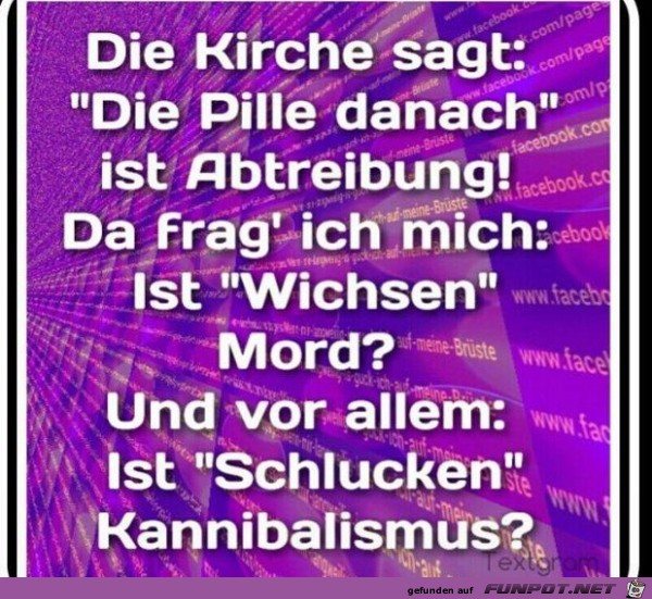 Die Kirche sagt 