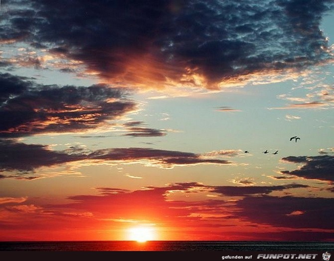 Bilder von schnen Sonnenuntergngen