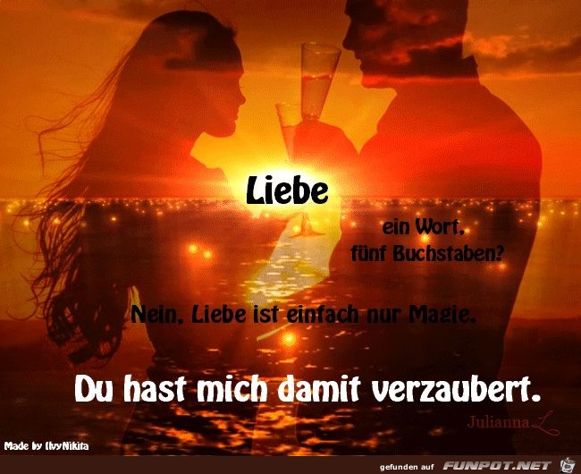 Du hast mich verzaubert Du hast mich verzaubert