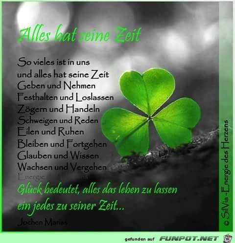 Alles hat seine Zeit Alles hat seine Zeit