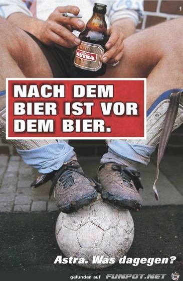 das nenne ich mal eine gelungene Bierwerbung