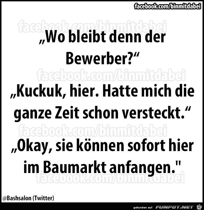 Bewerber