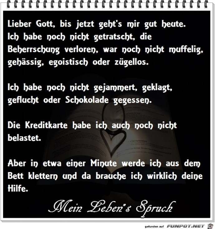 lieber Gott lieber Gott