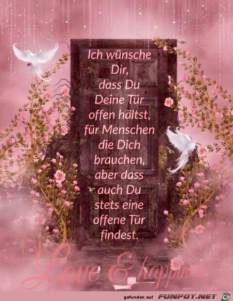 ich wuensche dir dass du deine Tuer ich wuensche dir dass du deine Tuer