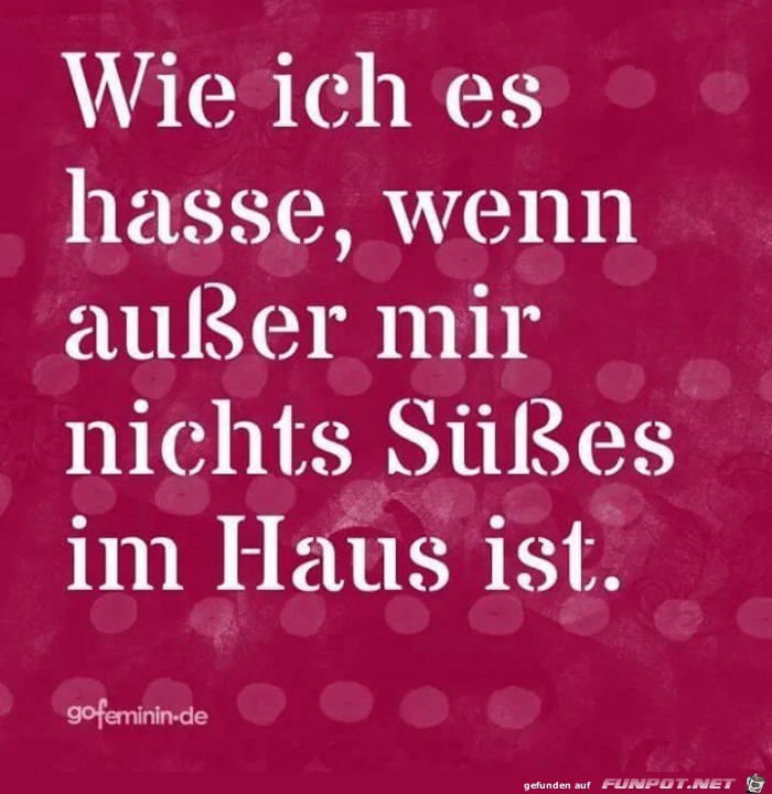 nichts Suesses nichts Suesses