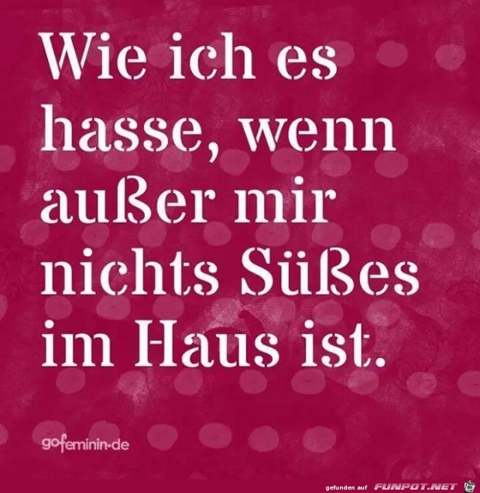 nichts Suesses