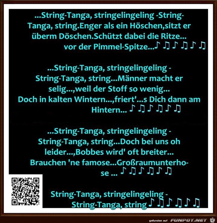 String Tanga la la la String Tanga la la la