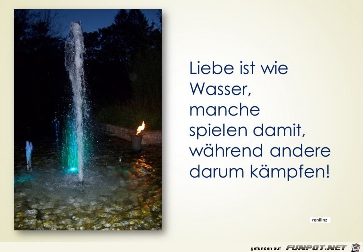 Liebe ist wie Wasser Liebe ist wie Wasser