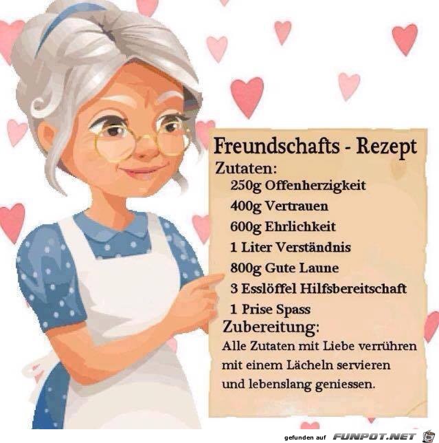 Freundschaftsrezept