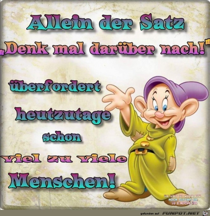 allein der satz allein der satz