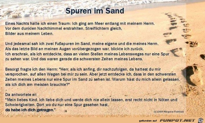 spuren im Sand