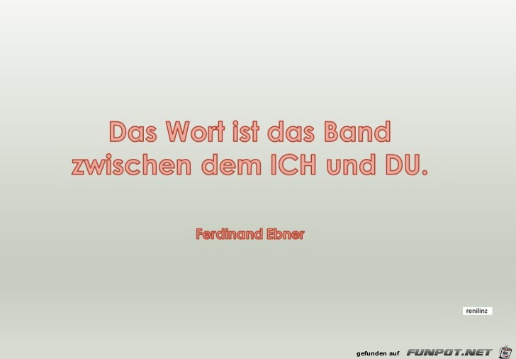 Das Wort ist das Band