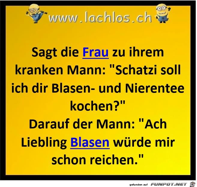 Frau zum Mann