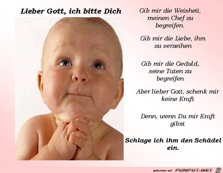 lieber Gott lieber Gott