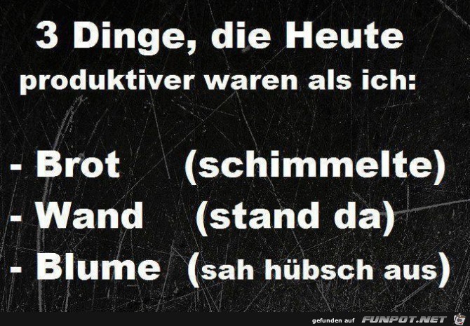 3 dinge 3 dinge