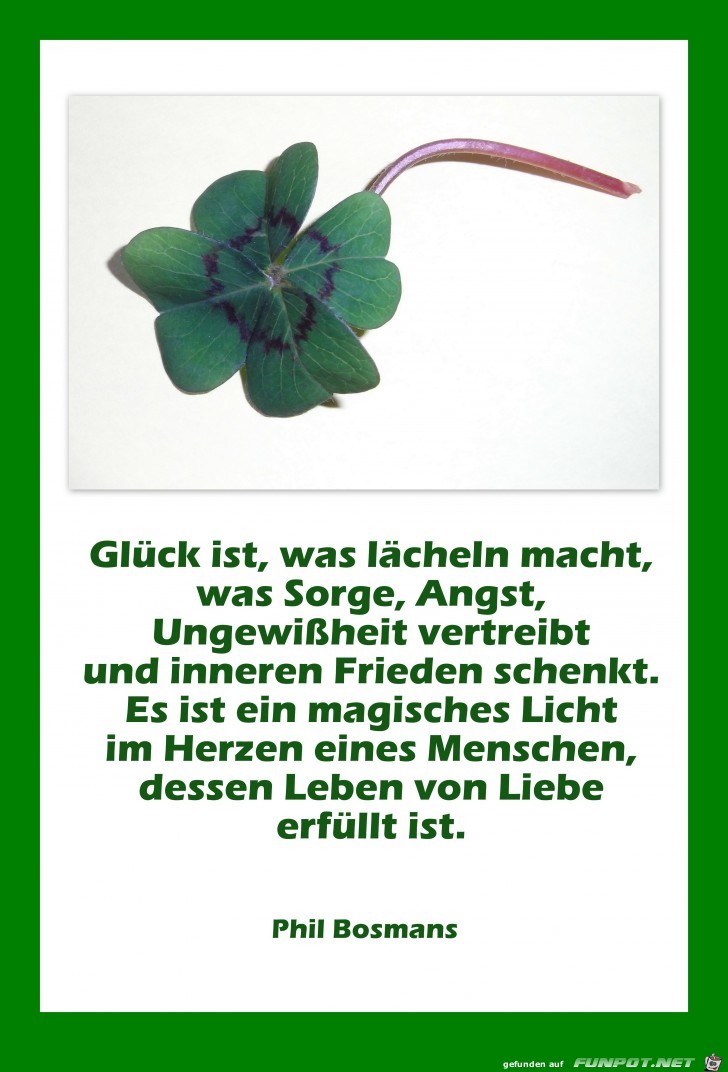glueck ist glueck ist