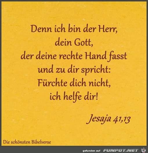 Jesaja 41.13 Jesaja 41.13