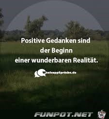 positive Gedanken