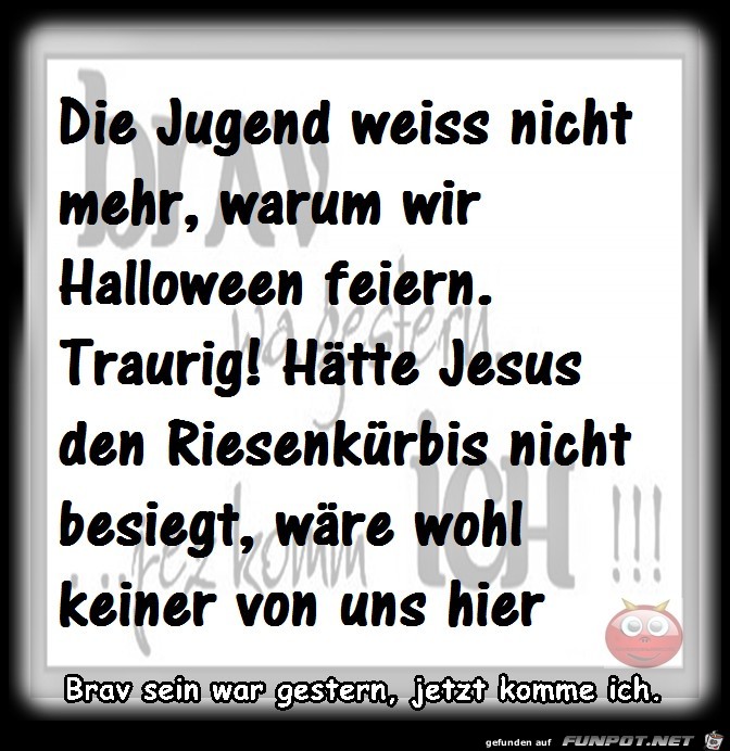 Jesus und Halloween