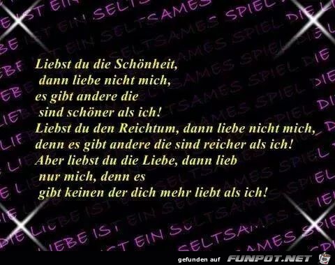 Liebst du