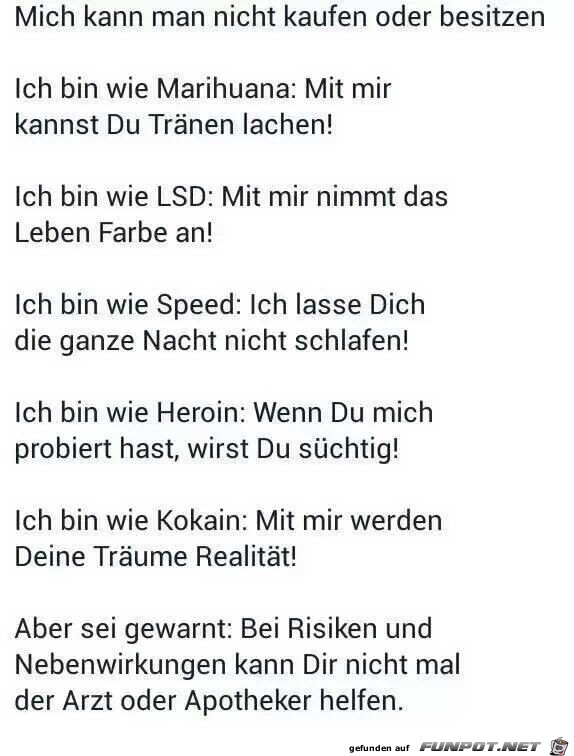 Mich kann man nicht kaufen...