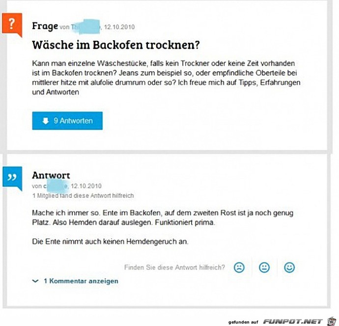 trocknen trocknen
