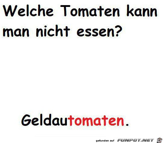 welche Tomaten kann