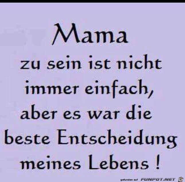 Mama zu sein