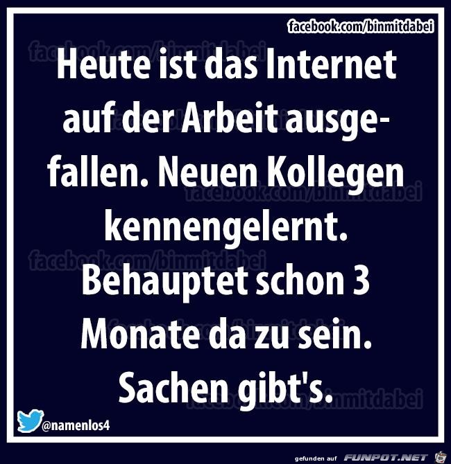 Internet ausgefallen Internet ausgefallen