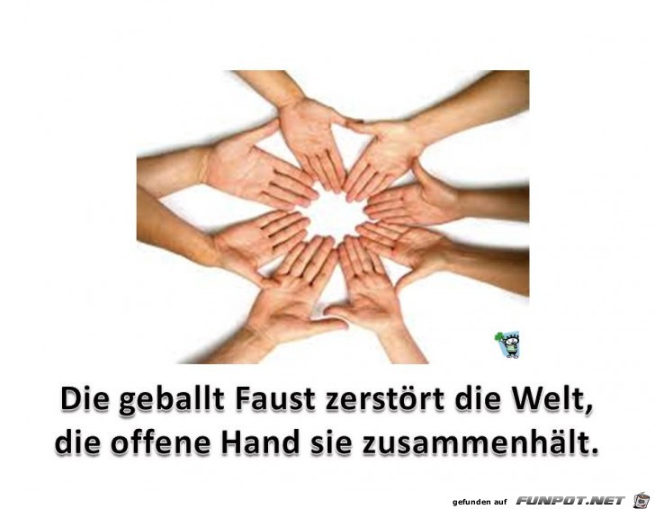 Die offene Hand