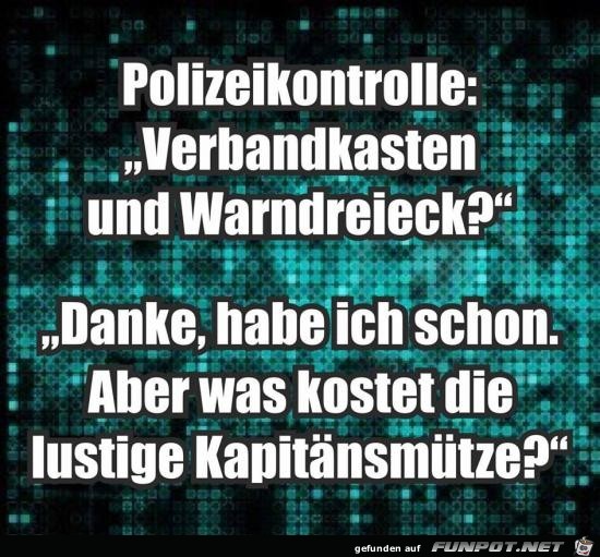 Polizeikontrolle Polizeikontrolle