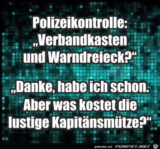 Polizeikontrolle