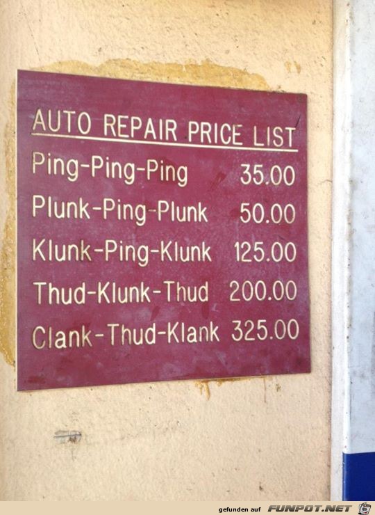 Auto-Werkstattpreise fuer Frauen Auto-Werkstattpreise fuer Frauen