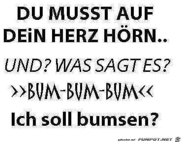 Hoer auf Dein Herz Hoer auf Dein Herz