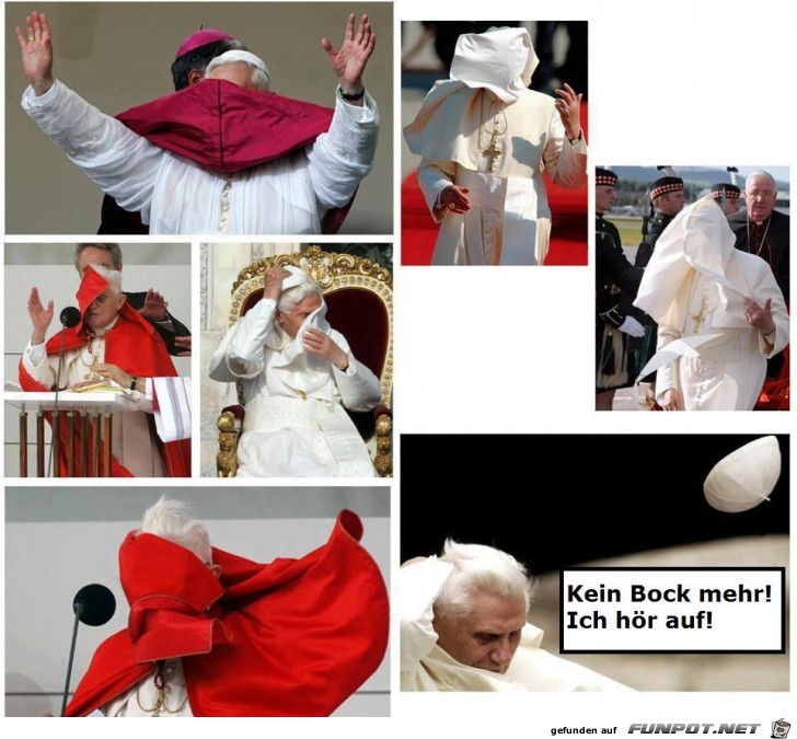 papst hat kein Bock mehr