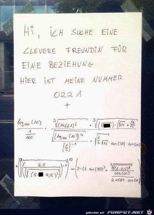 suche clevere Freundin