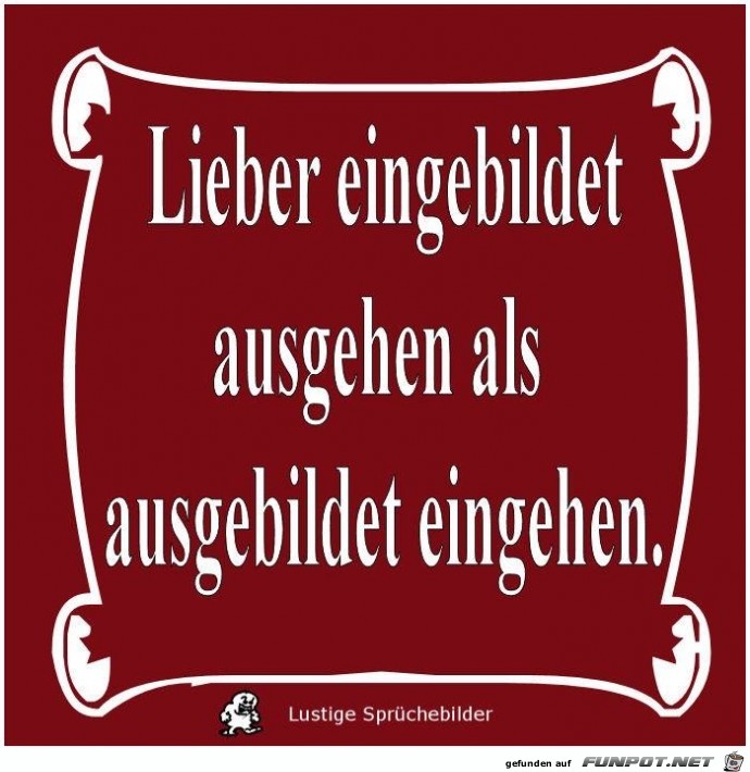 eingebildet eingebildet