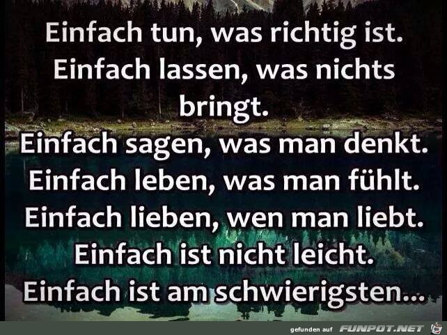 Einfach