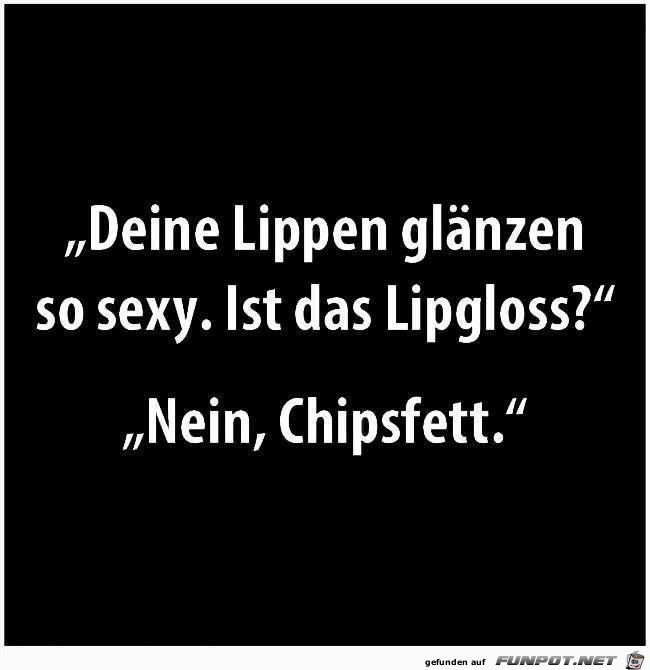Glänzende Lippen Glänzende Lippen
