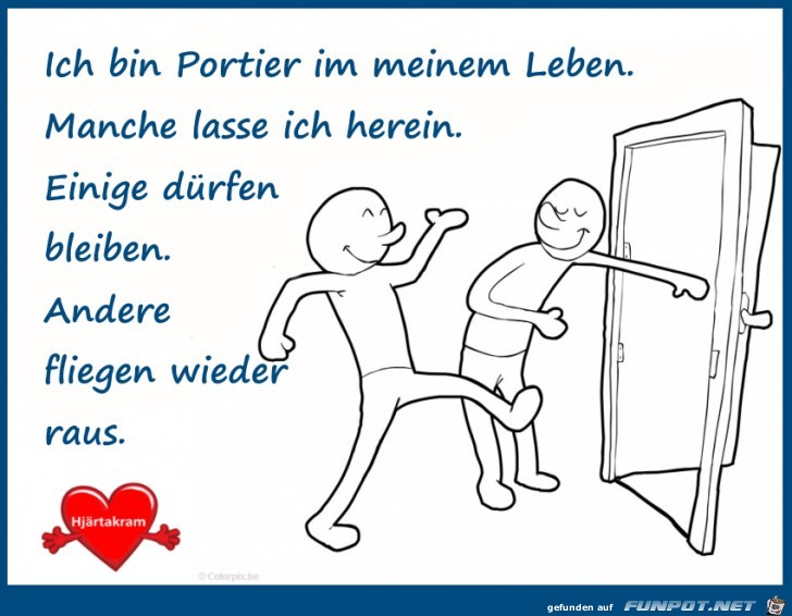 Ich bin Portier