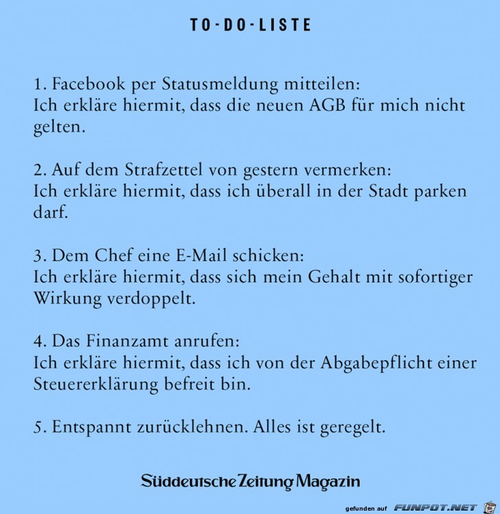 To-Do-Liste To-Do-Liste