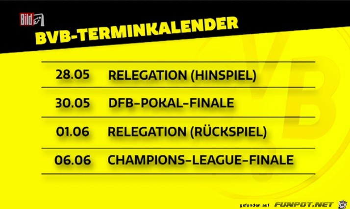 BVB-Terminkalender