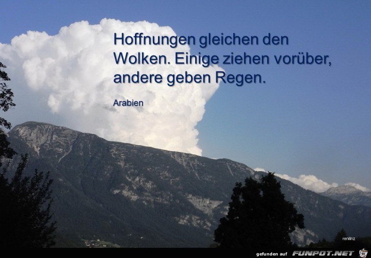 Hoffnungen sind wolken