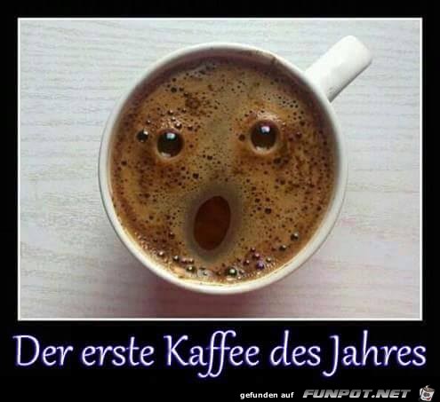 Der erste Kaffee