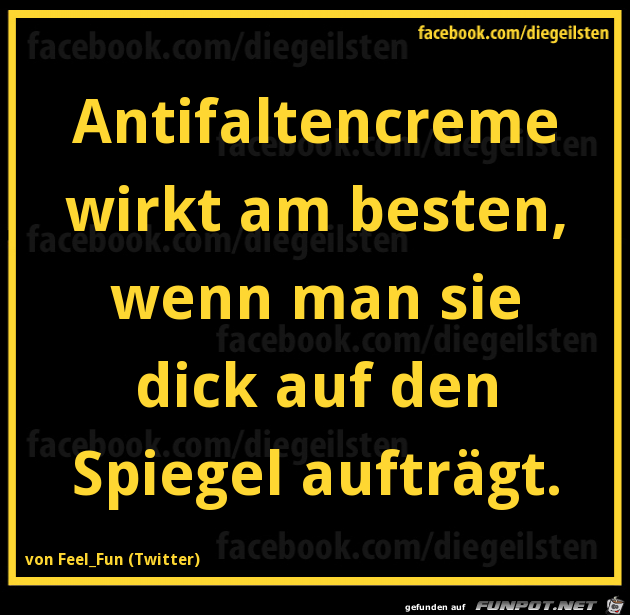 diegeilsten Antifaltencreme