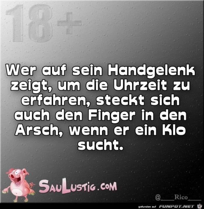 Aufs-Handgelenk-zeigen Aufs-Handgelenk-zeigen