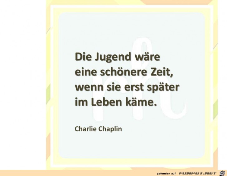 die jugend waere eine