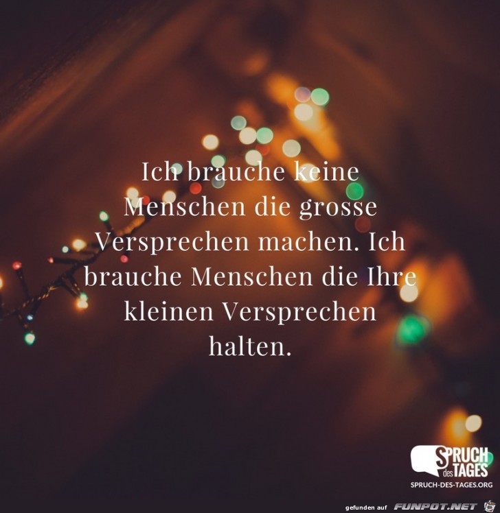 grosse Versprechen grosse Versprechen