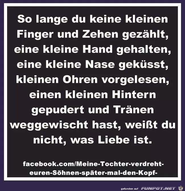 So lange du keine kleine Finger... So lange du keine kleine Finger...