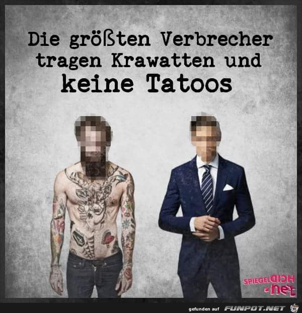 Die größten Verbrecher tragen Krawatten Die größten Verbrecher tragen Krawatten